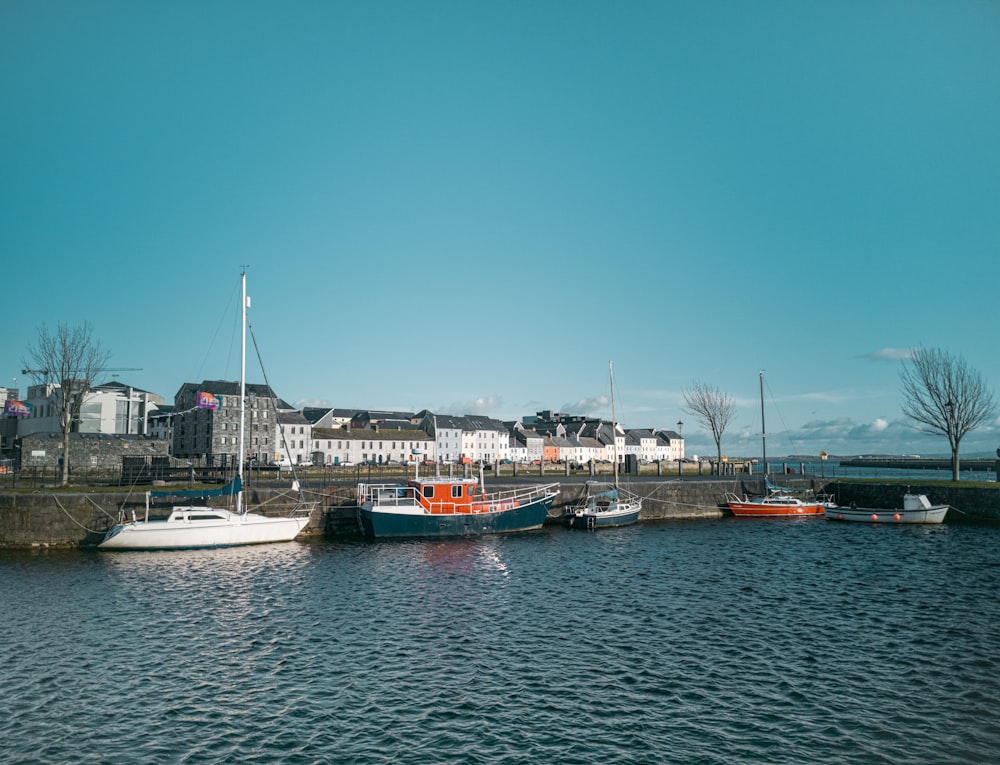 white and red boat on sea during daytime