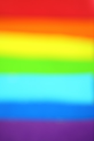 orange blue and yellow textile