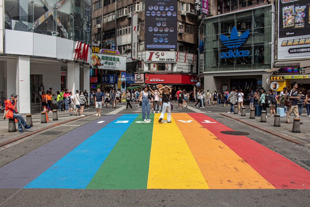 people walking on pedestrian lane during daytime