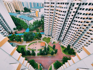 aerial view of city buildings during daytime
