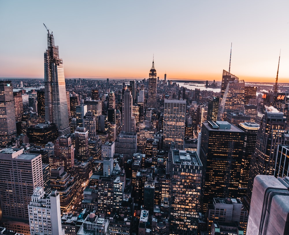 aerial view of city buildings during daytime