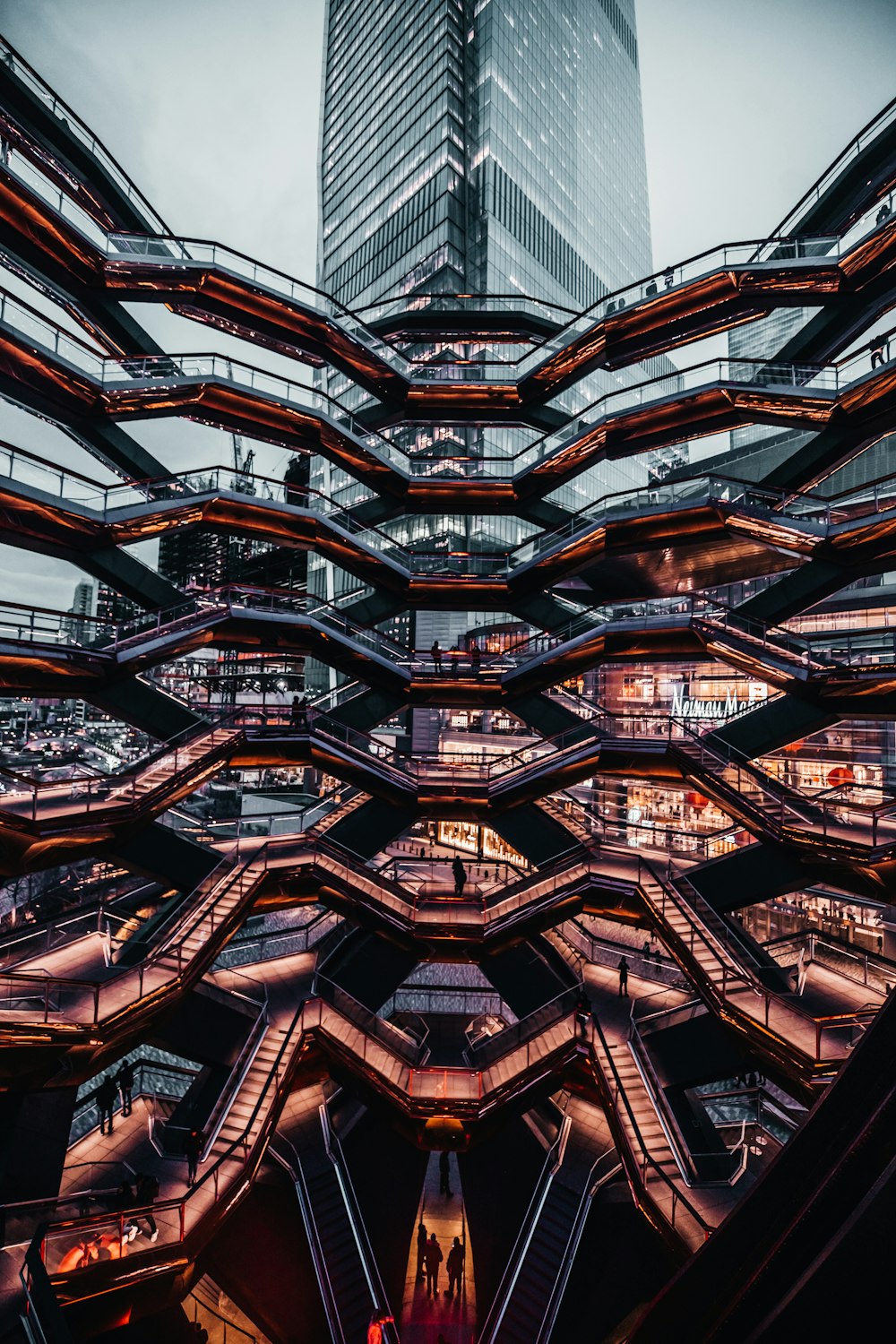 brown and black building interior