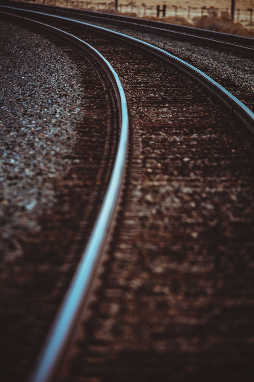 black and white train rail