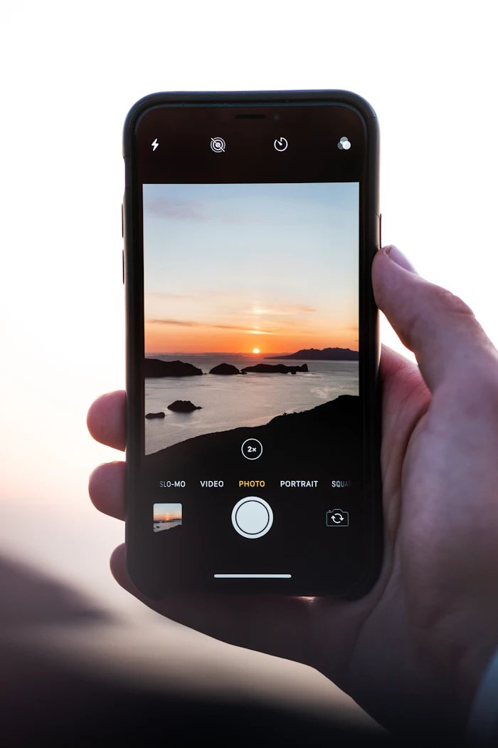Holding a phone