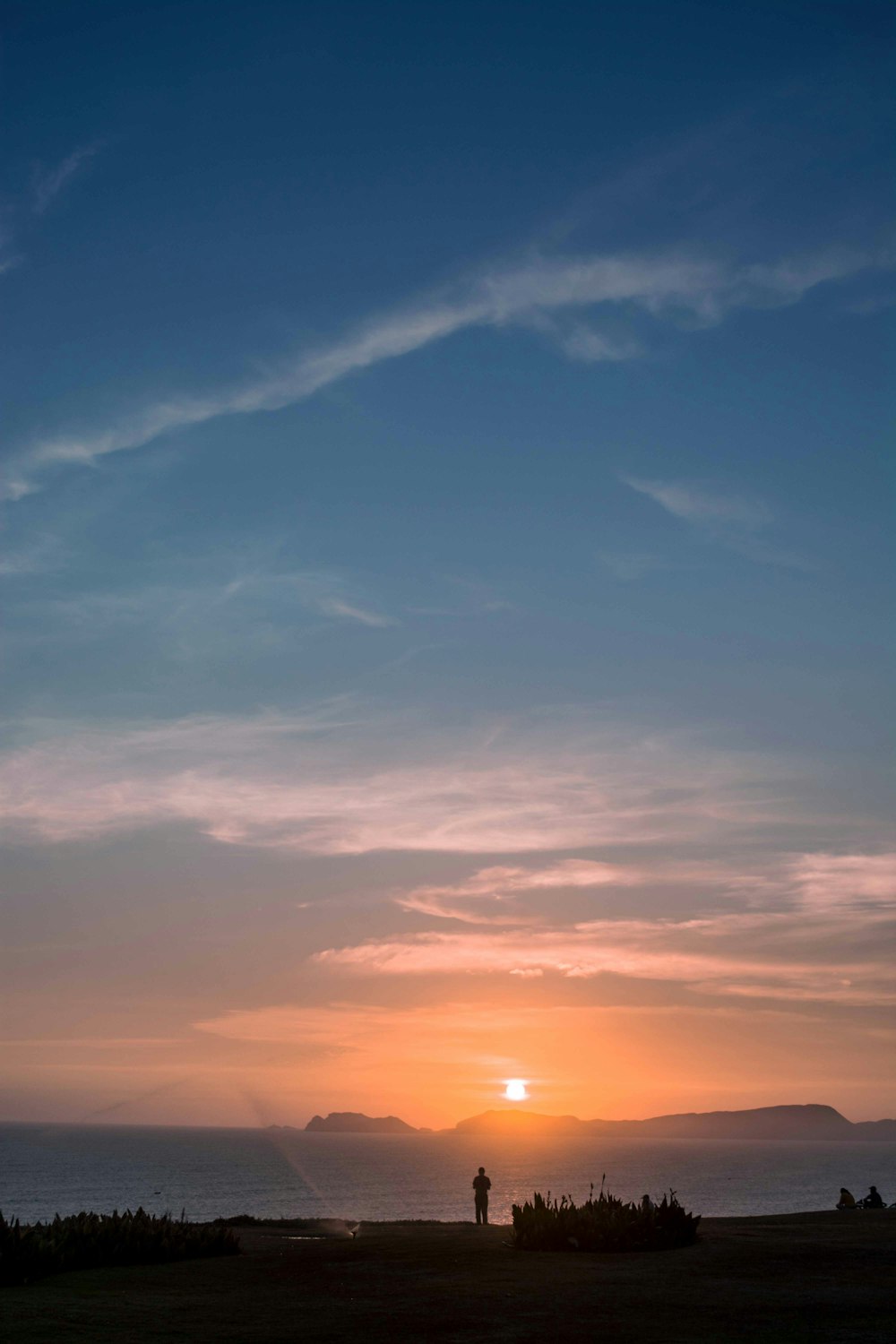 blue sky and white clouds during sunset