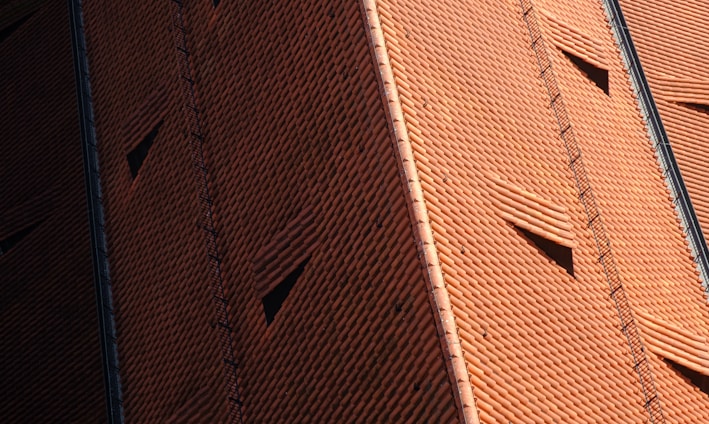 brown and black brick wall