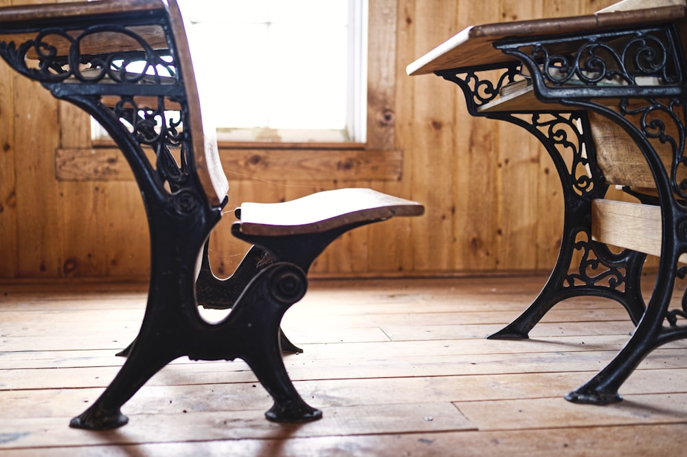 brown wooden chair on brown wooden floor