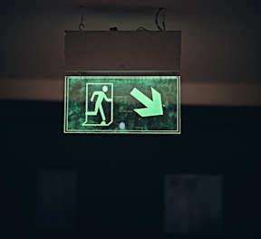 black and green kanji text