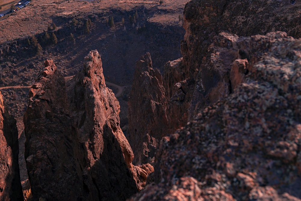 brown rock formation during daytime