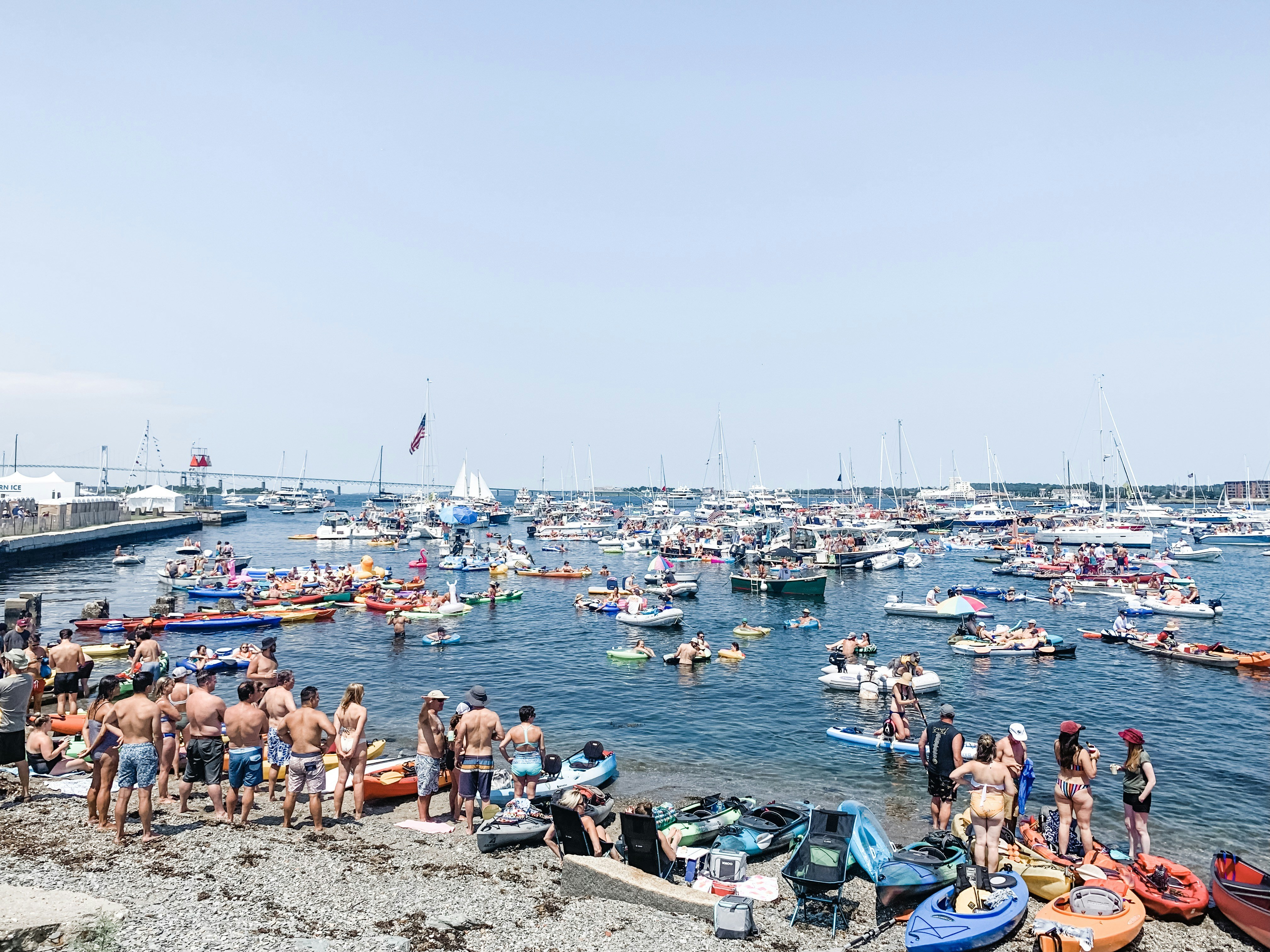 people on beach during daytime