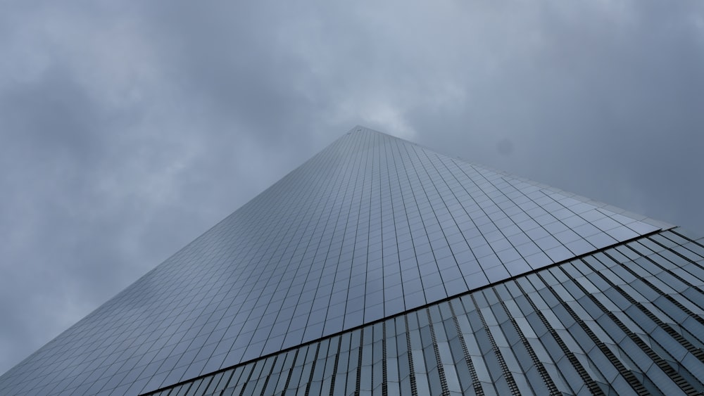 low angle photography of high rise building