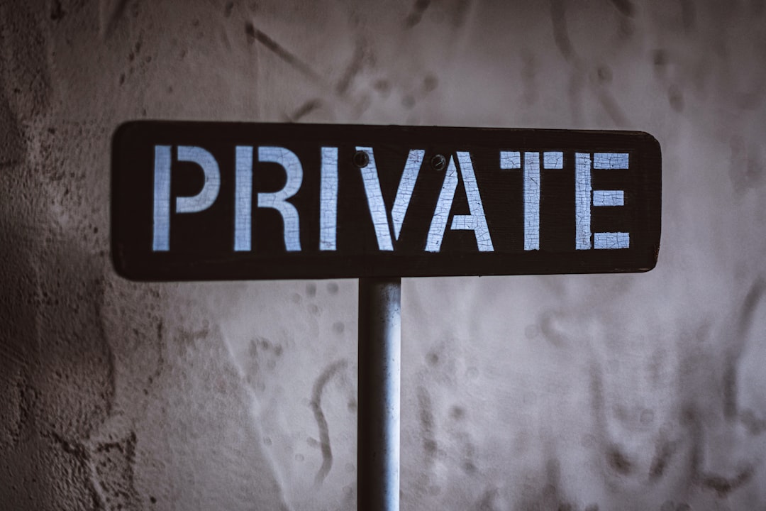 This area is private! 