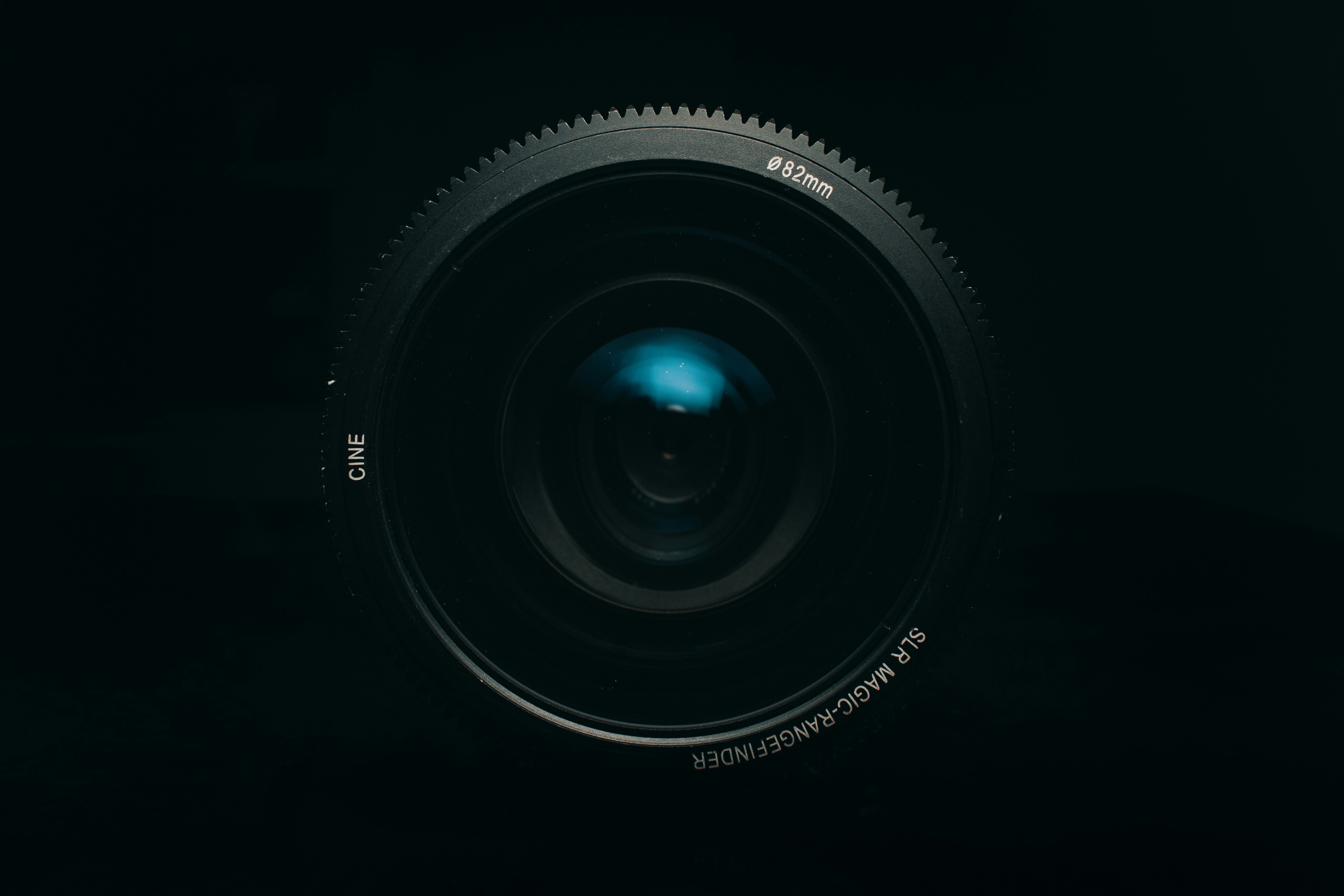 smartphone camera lens macro shot with aperture blades