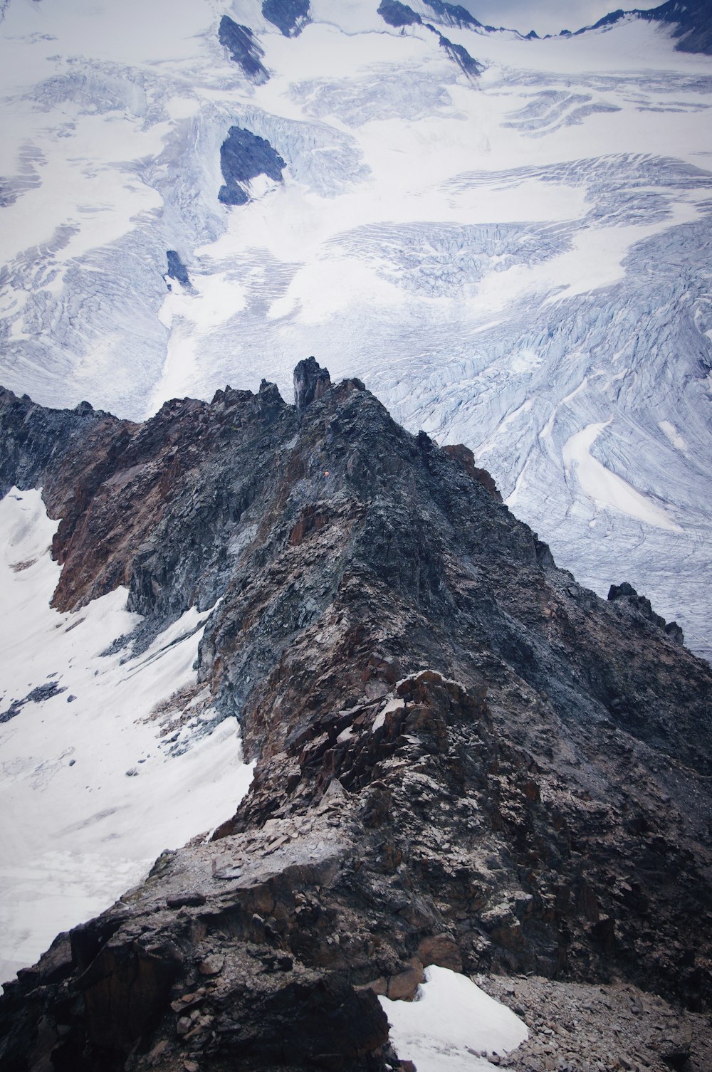 brown and white rocky mountain