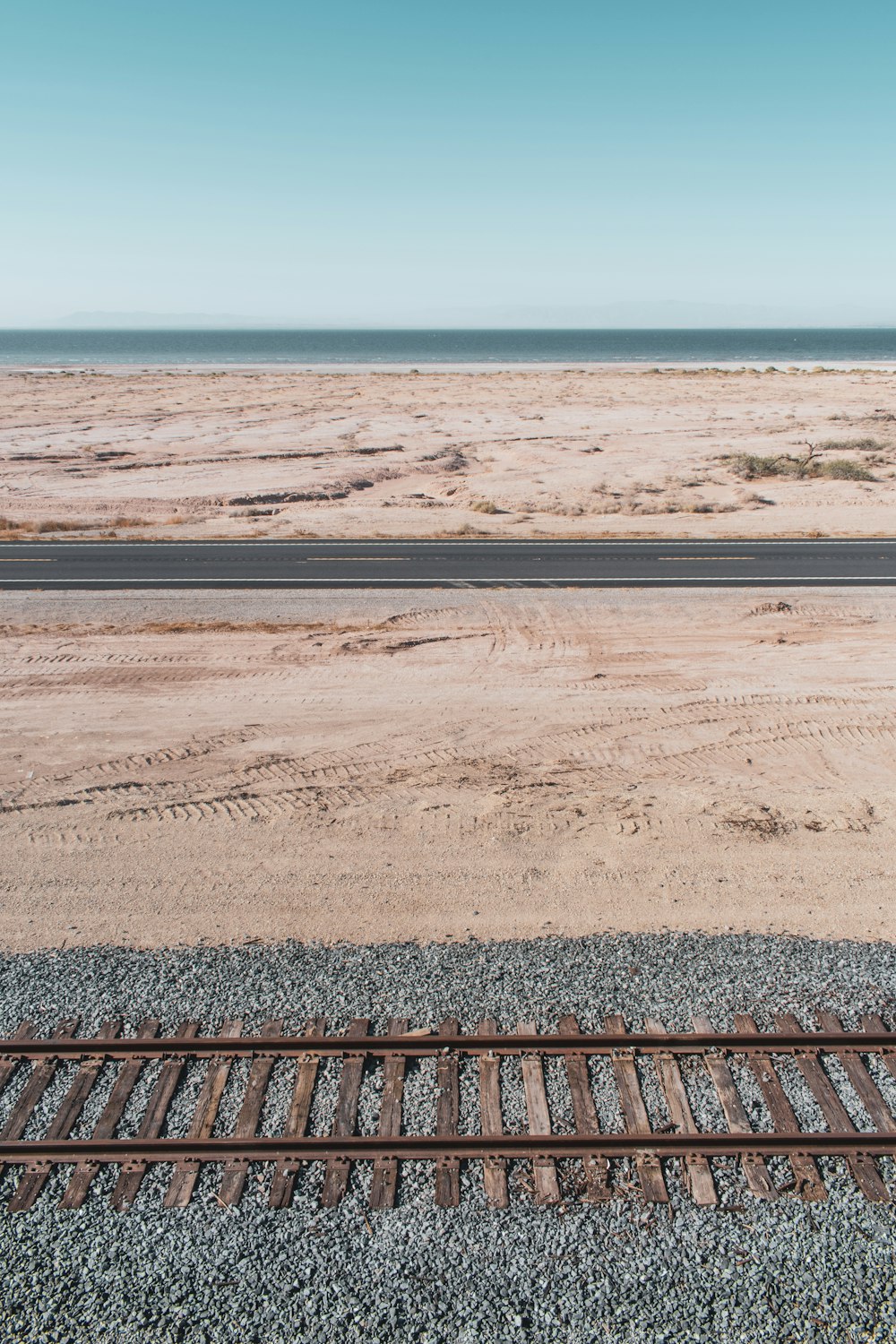 brown and black train rail