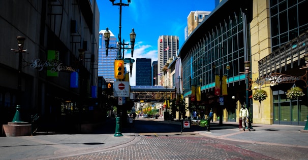 A vibrant streetscape showcasing urban planning efforts.