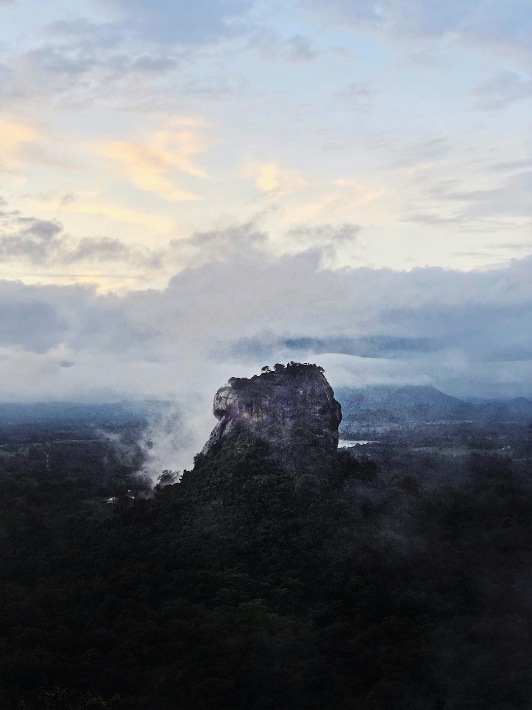photo of Sigiriya Hill near Kaudulla National Park