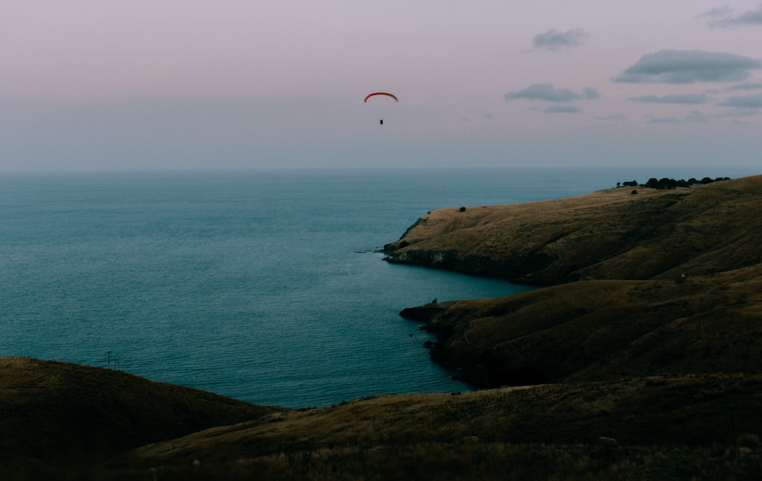 travelers stories about Air sports in Godley Head, New Zealand