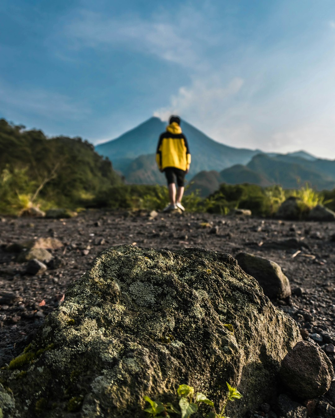 travelers stories about Hill in Bunker Kaliadem Merapi, Indonesia