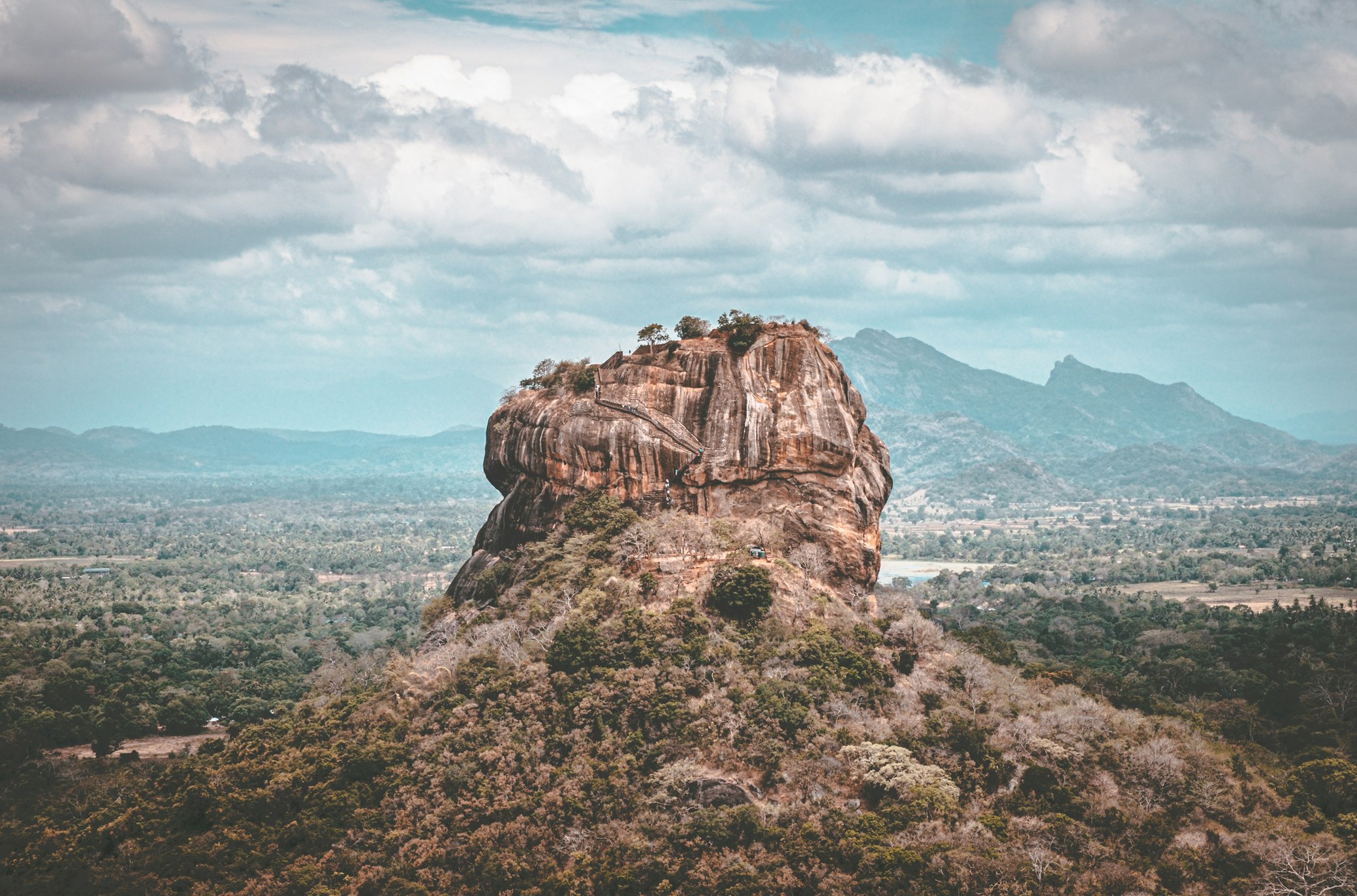 La Lion's Rock in Sri Lanka