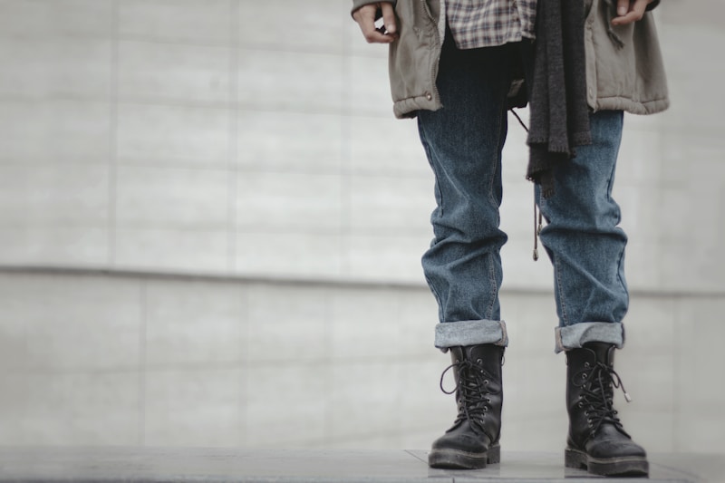 Denim and boots style