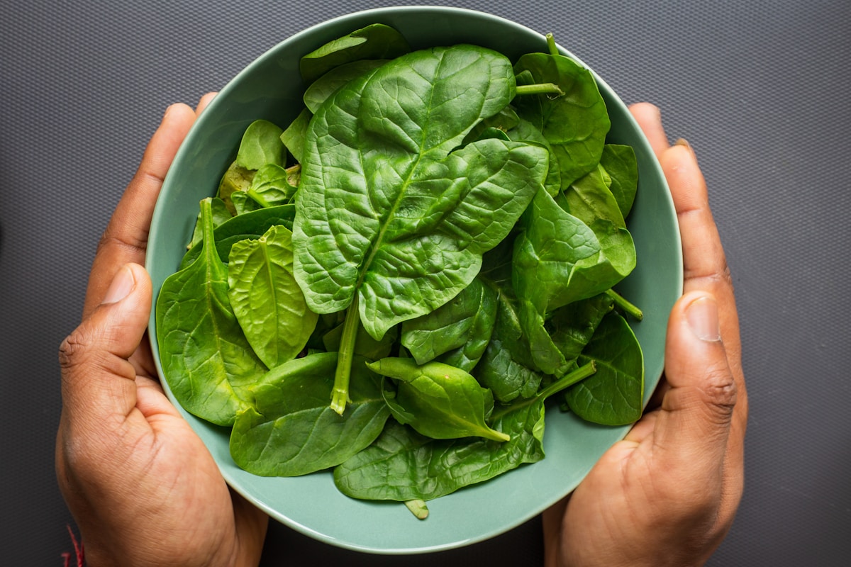 Spinach is delicious !