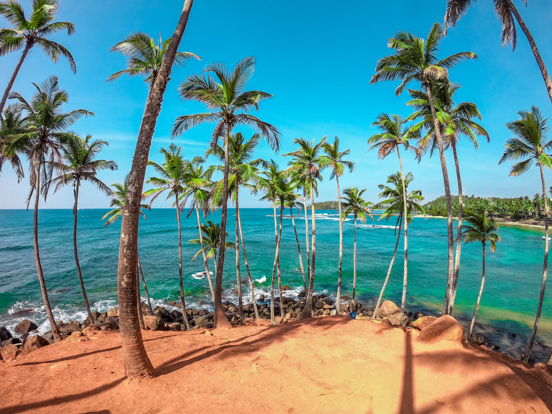 White sand beach near Nilaveli on the east coast