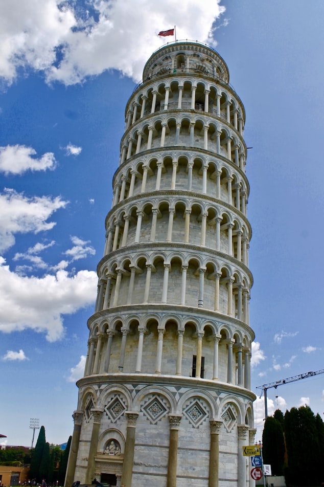 The Leaning Tower of Pisa in Pisa, Florence