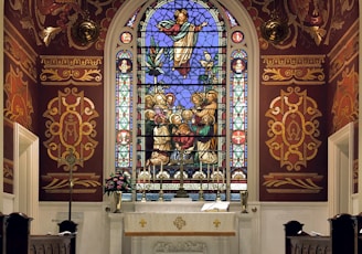 white and brown church interior