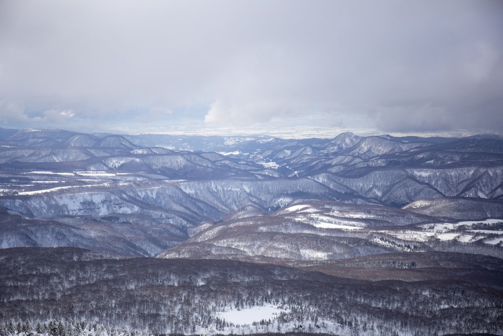 snow covered mountains during daytime