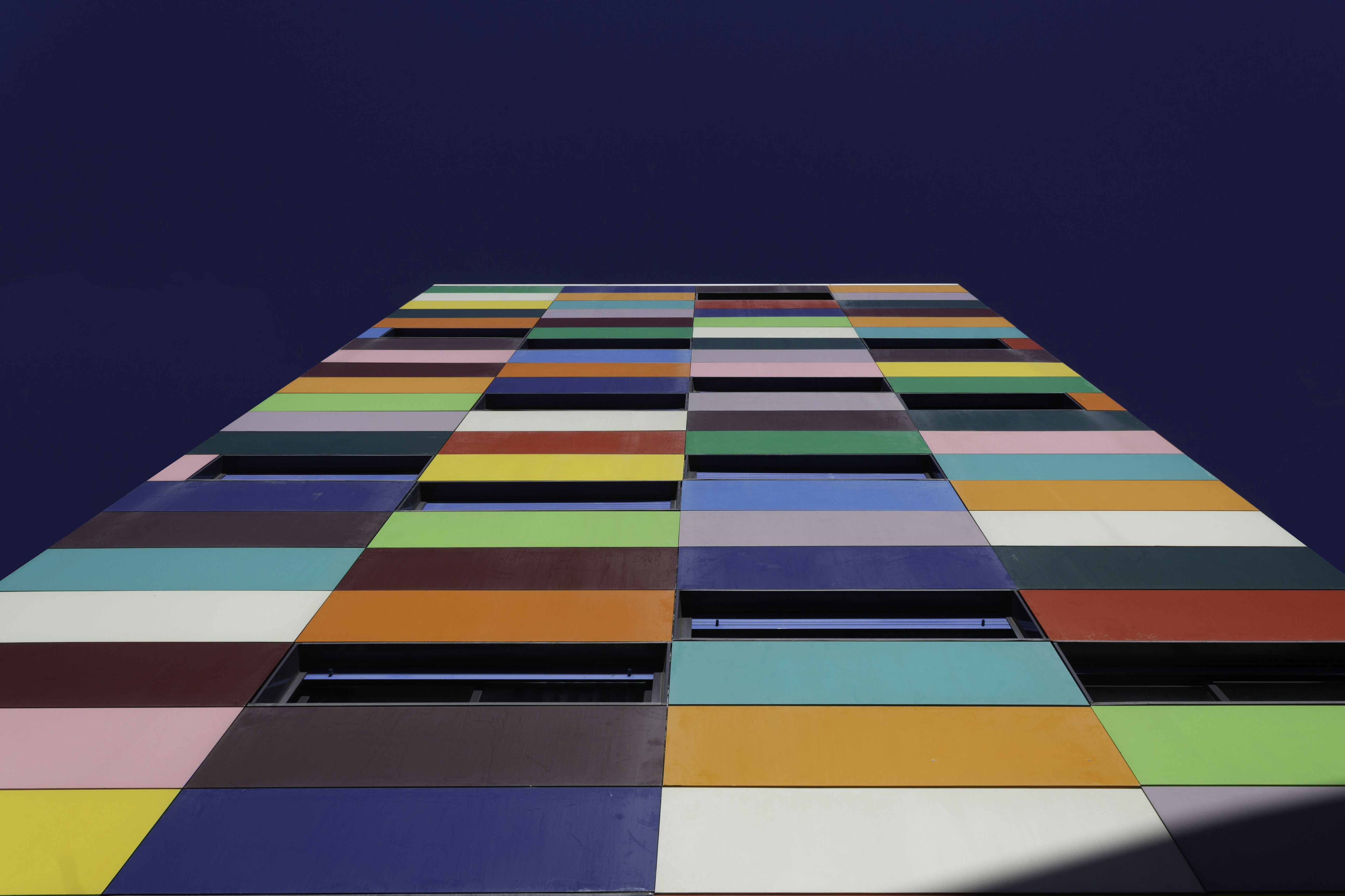 Colorful Building in Madrid - Desktop Wallpaper Background
