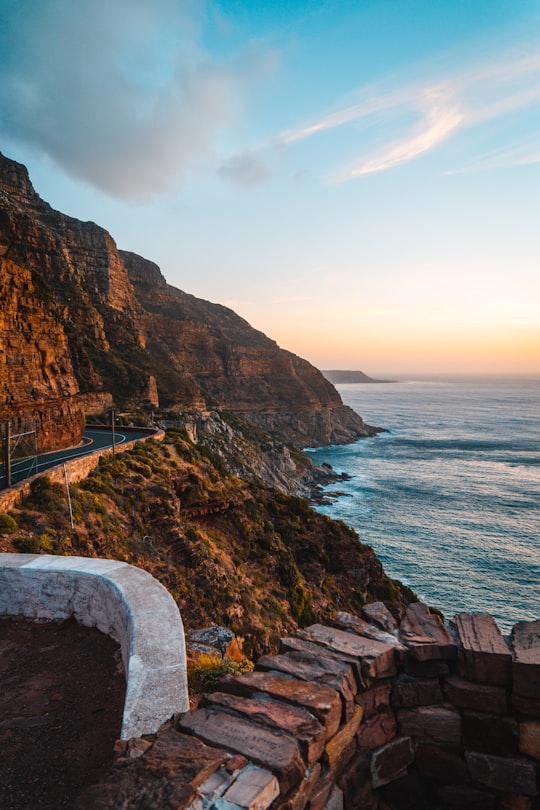 brown rocky mountain beside sea during daytime in Table Mountain National Park South Africa