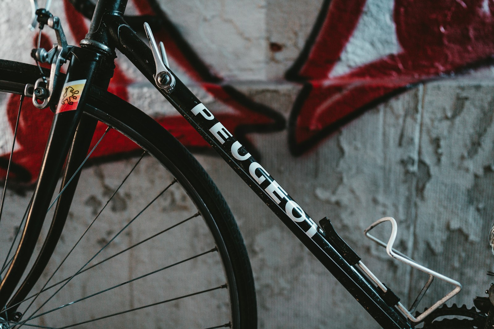 Sony FE 24mm F1.4 GM sample photo. Black and red bicycle photography