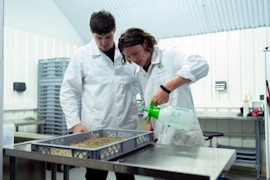 Cosmetic Scientist in Lab