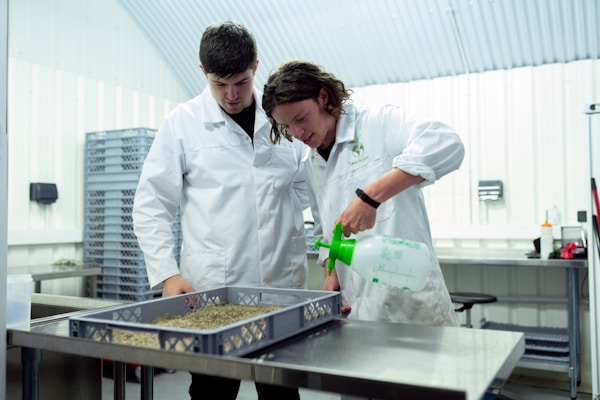 Cosmetic Scientist in Lab