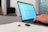 person using black laptop computer