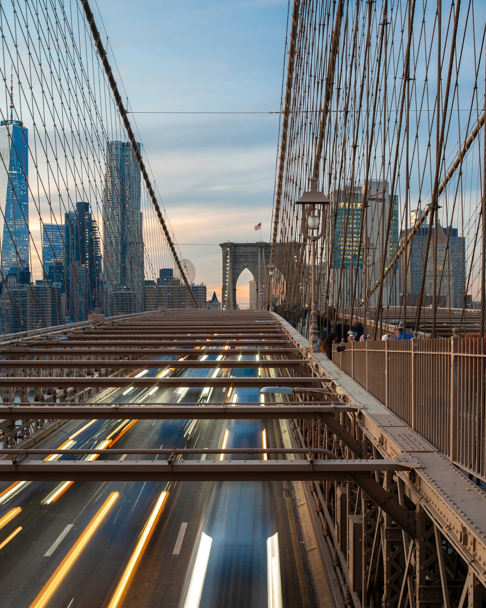 cars on bridge during daytime