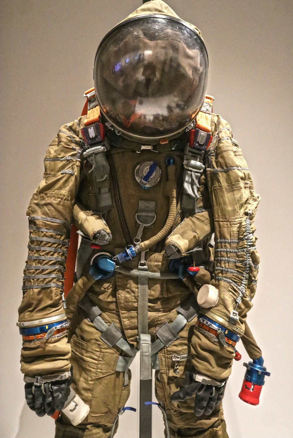 man in brown and black camouflage suit