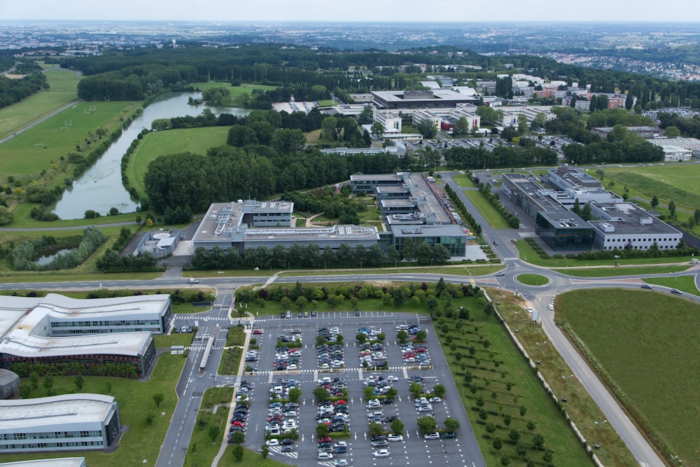 aerial view of city buildings during daytime