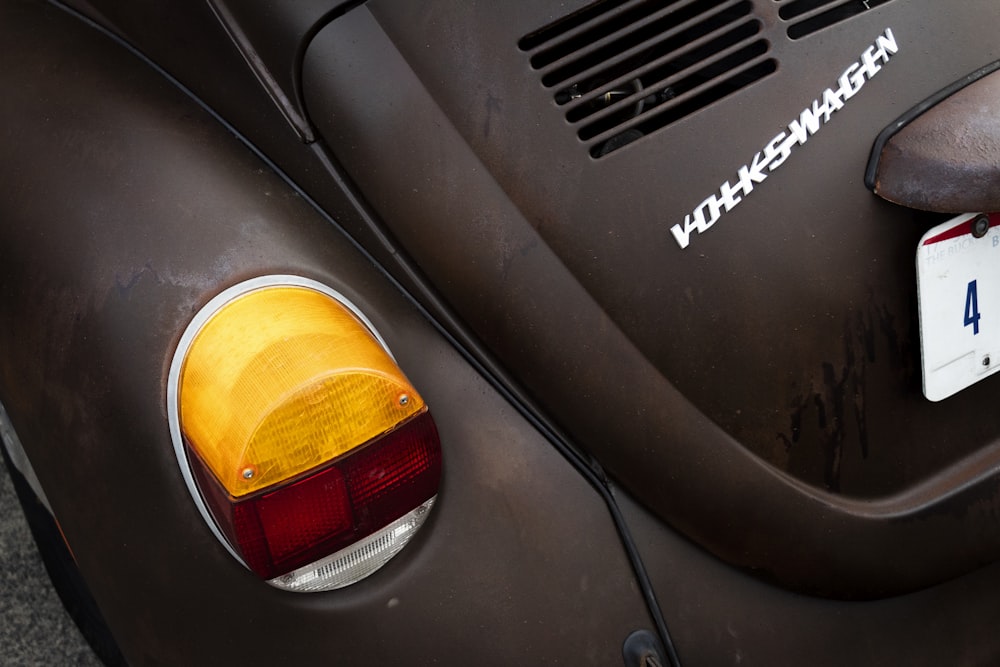 black and orange car air vent