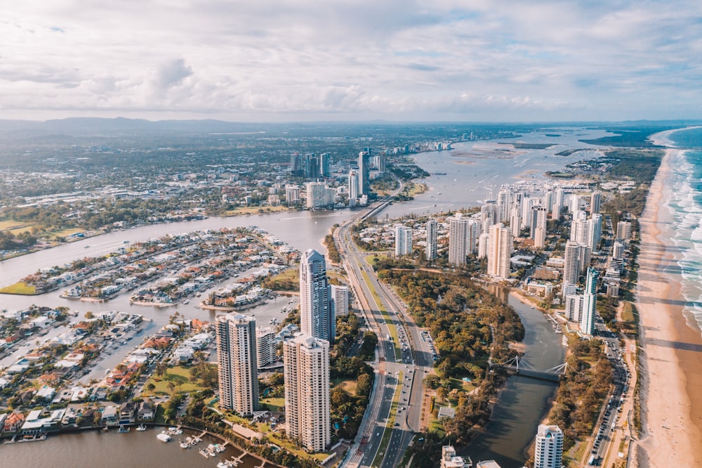 aerial view of city buildings during daytime