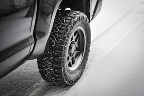 An image of winter tires designed for snowy conditions.