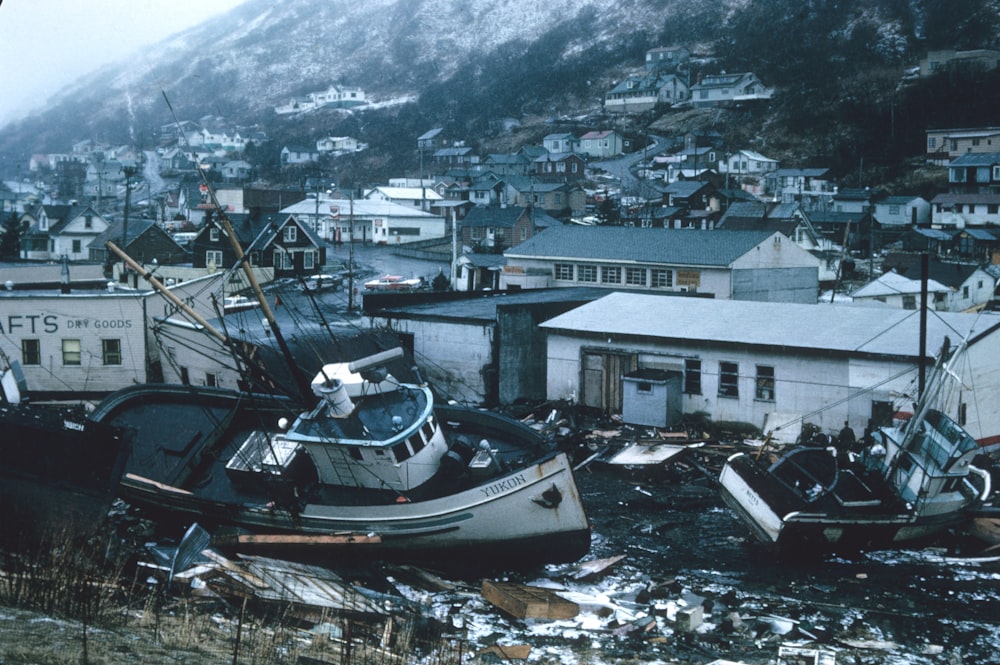 Dream of tsunami destroying houses