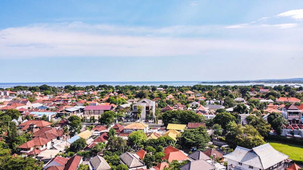 aerial view of city during daytime