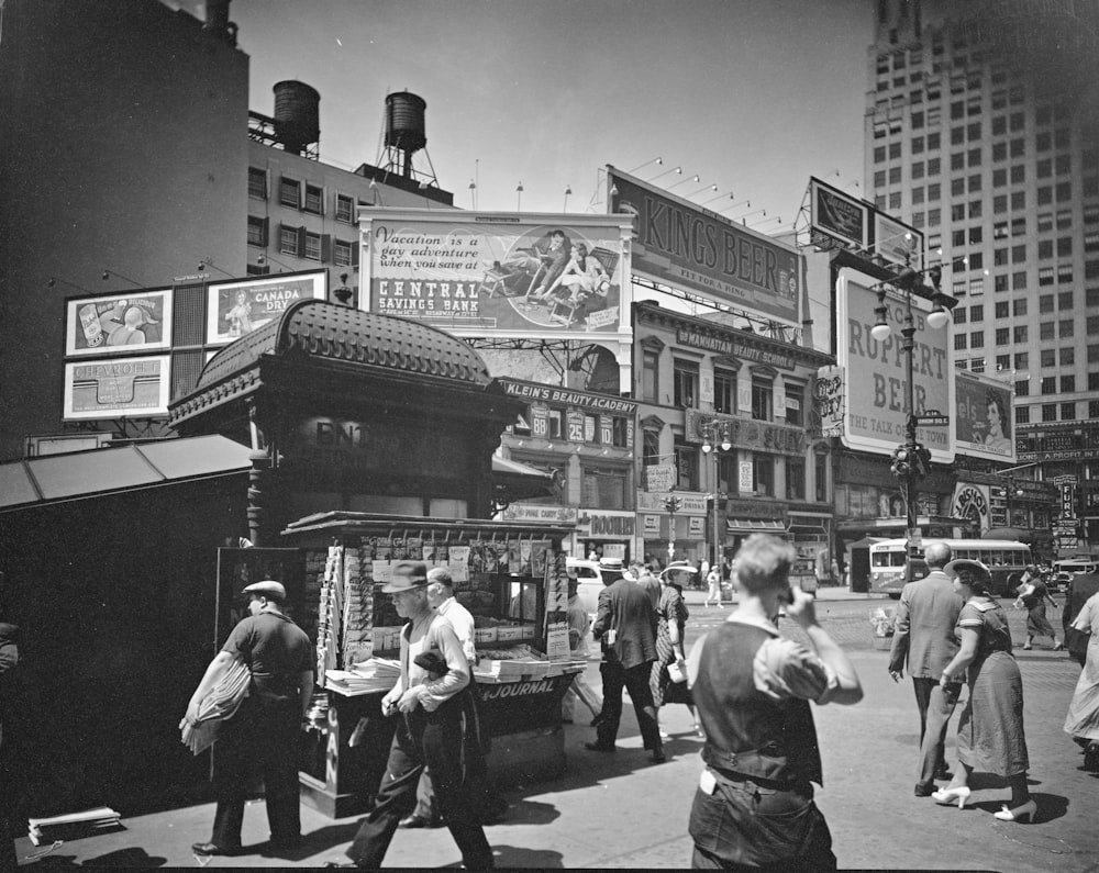 people walking on street near union square