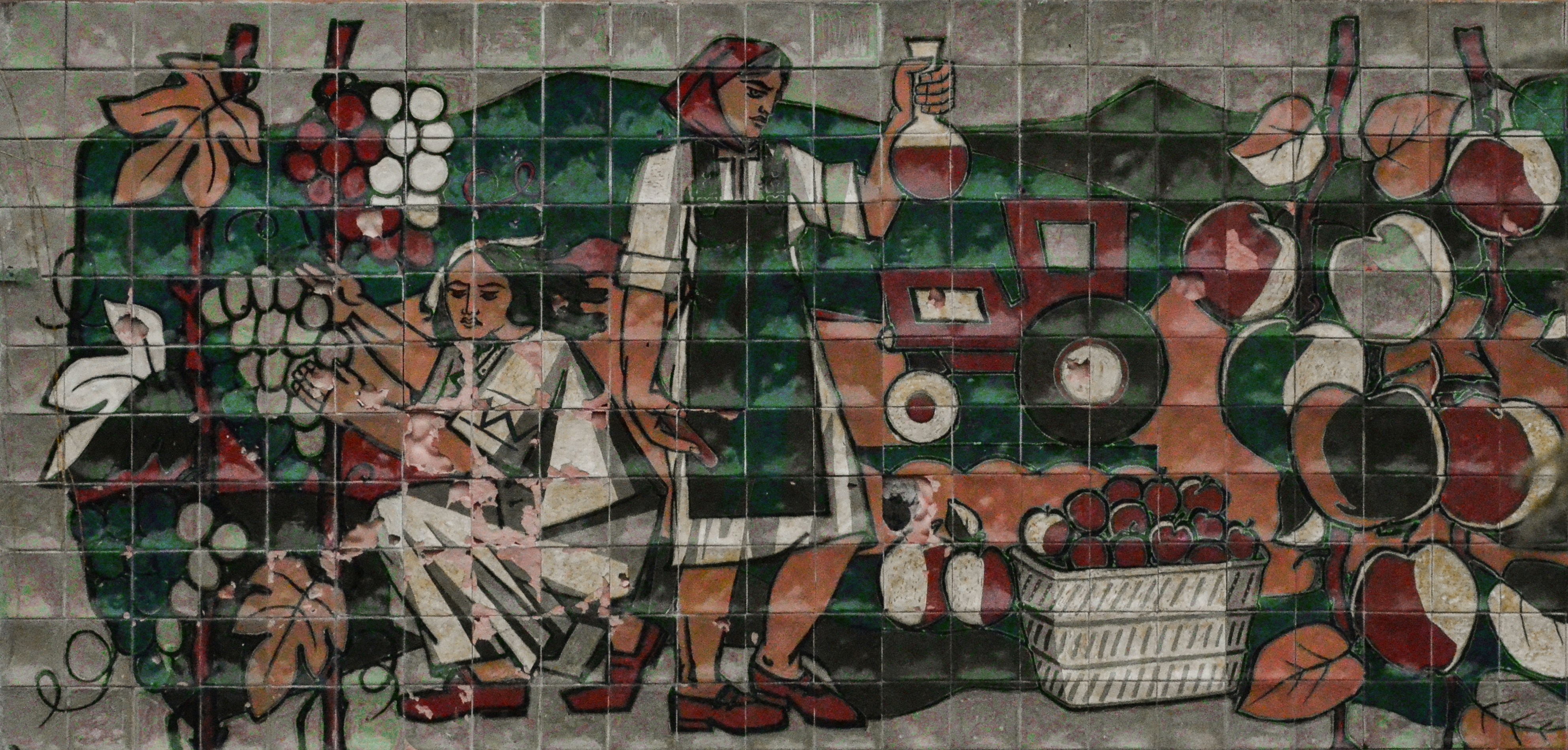 Fresque engagée illustrant la diversité culturelle