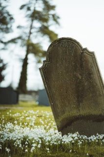 Old headstone