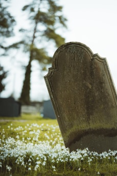 Old headstone