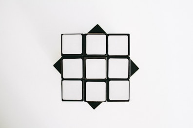 black and white triangle illustration