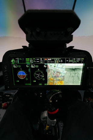 black flat screen computer monitor